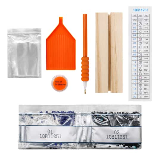 4" x 6" Witch Acrylic Surface Diamond Art Kit with Wood Stand by Make Market®